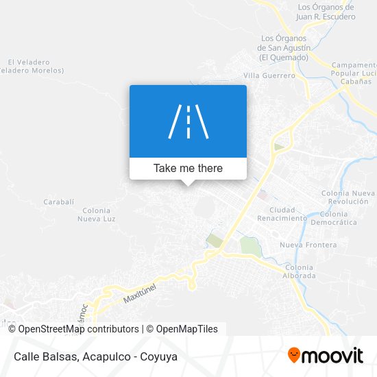 Mapa de Calle Balsas