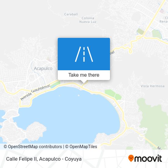 Mapa de Calle Felipe II