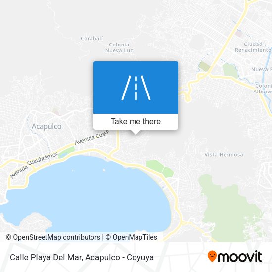 Mapa de Calle Playa Del Mar