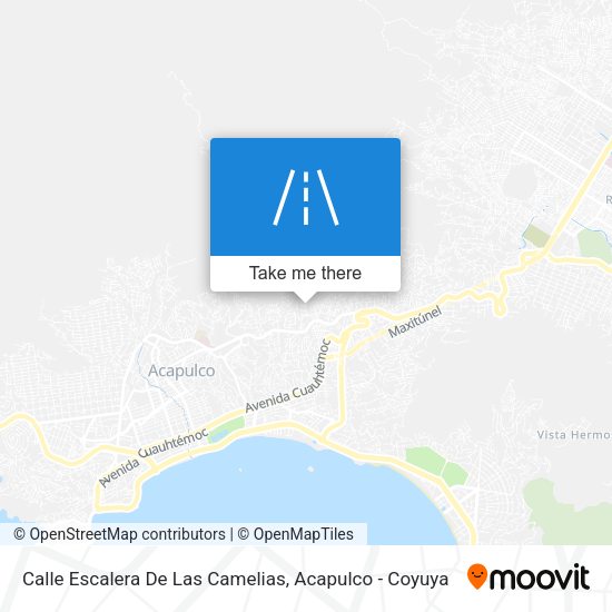 Mapa de Calle Escalera De Las Camelias