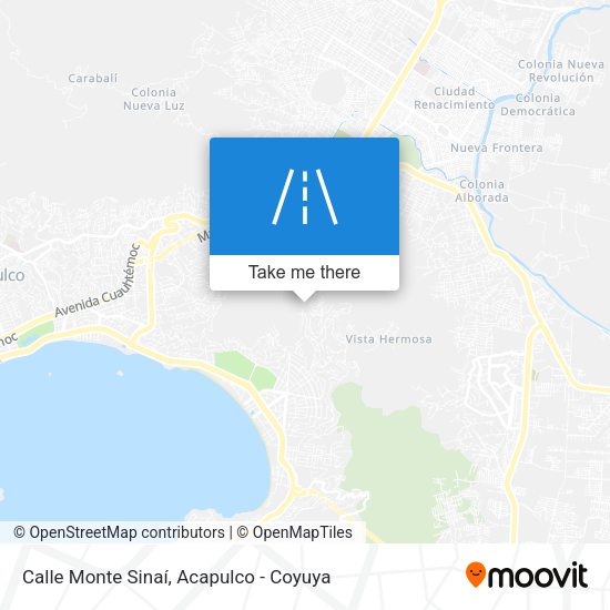 Calle Monte Sinaí map