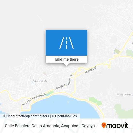 Mapa de Calle Escalera De La Amapola