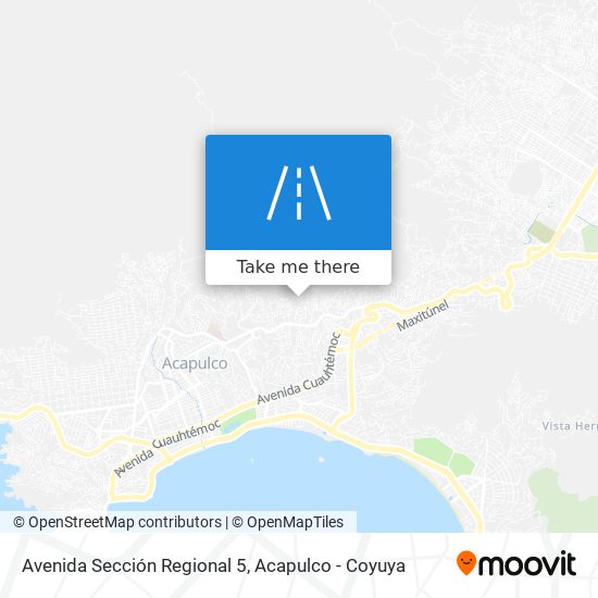 Mapa de Avenida Sección Regional 5