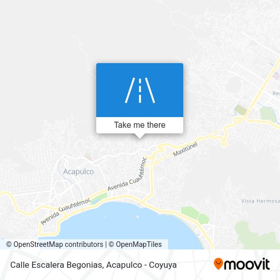 Calle Escalera Begonias map