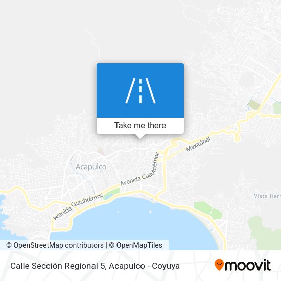 Mapa de Calle Sección Regional 5