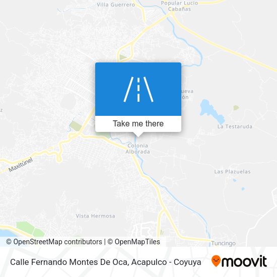 Mapa de Calle Fernando Montes De Oca