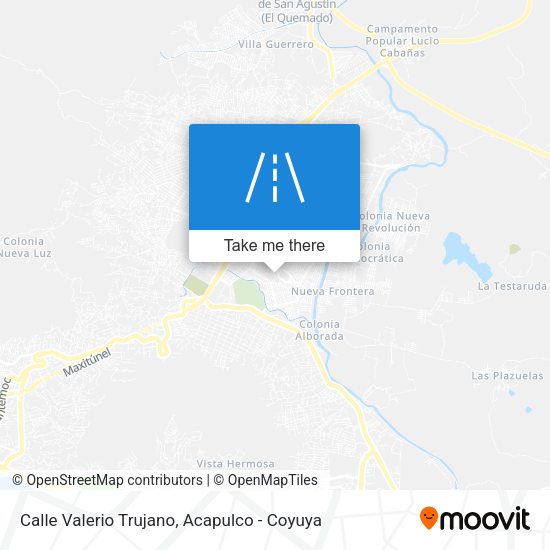 Mapa de Calle Valerio Trujano