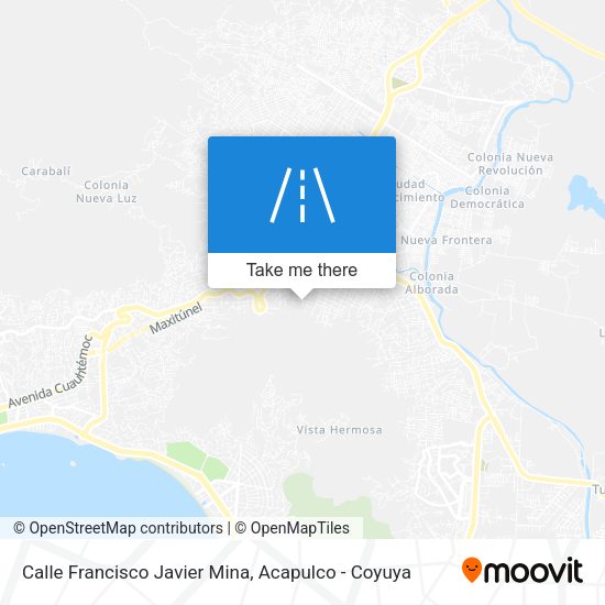 Mapa de Calle Francisco Javier Mina
