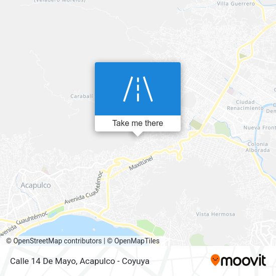 Mapa de Calle 14 De Mayo