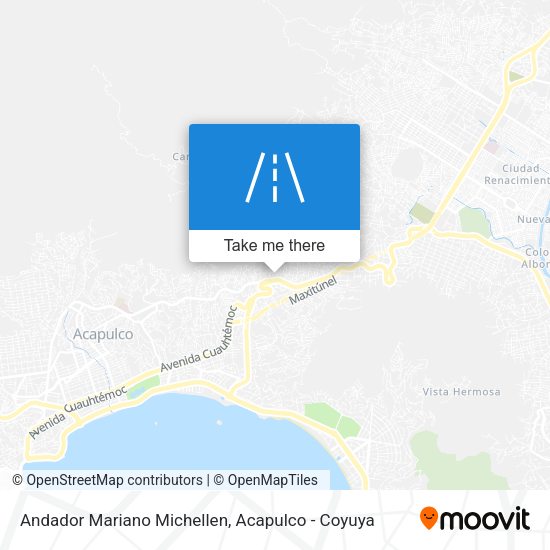 Andador Mariano Michellen map