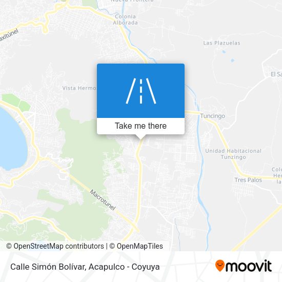 Calle Simón Bolívar map
