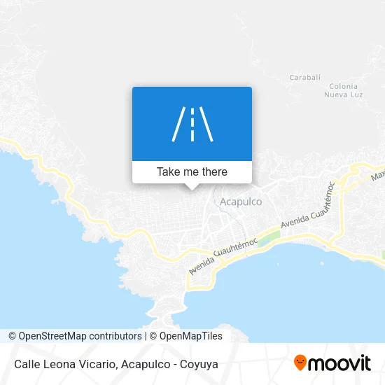 Mapa de Calle Leona Vicario