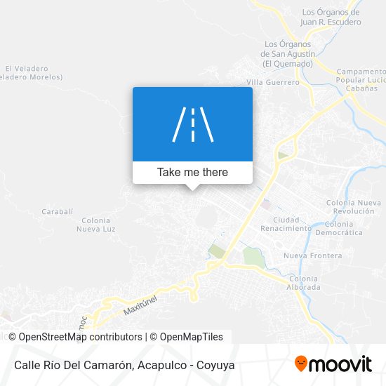 Calle Río Del Camarón map