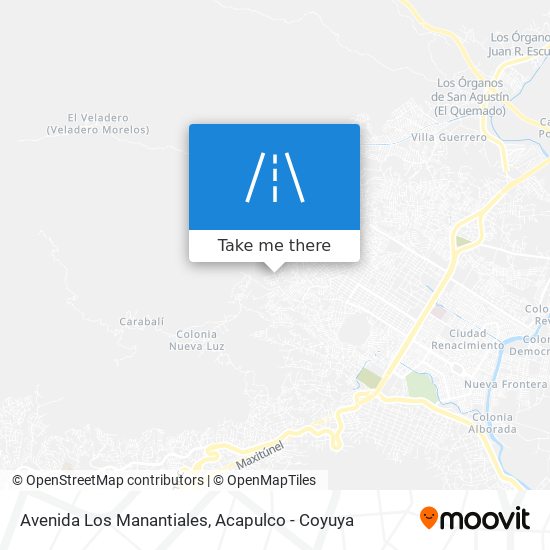 Mapa de Avenida Los Manantiales