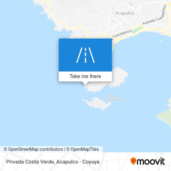 Privada Costa Verde map