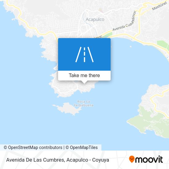 Mapa de Avenida De Las Cumbres
