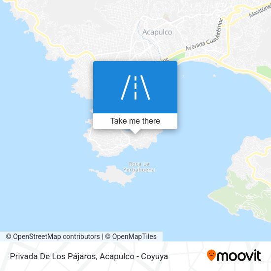 Mapa de Privada De Los Pájaros
