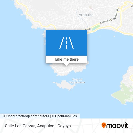 Mapa de Calle Las Garzas