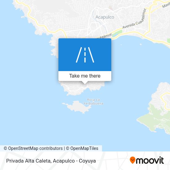 Mapa de Privada Alta Caleta