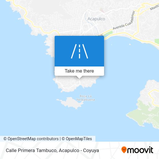Mapa de Calle Primera Tambuco