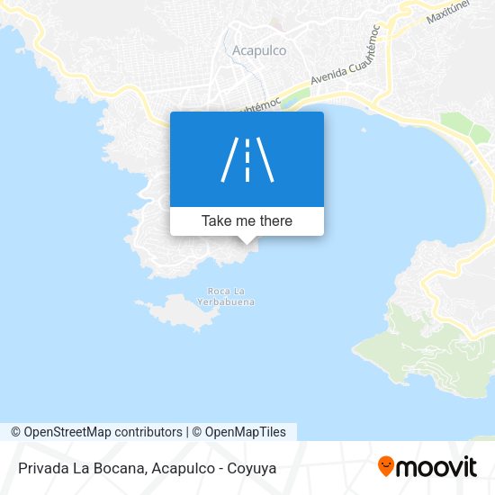 Privada La Bocana map