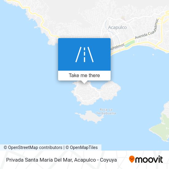 Privada Santa María Del Mar map