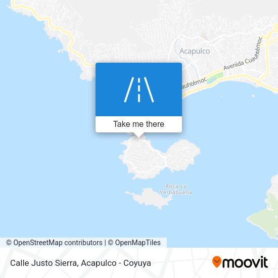 Mapa de Calle Justo Sierra