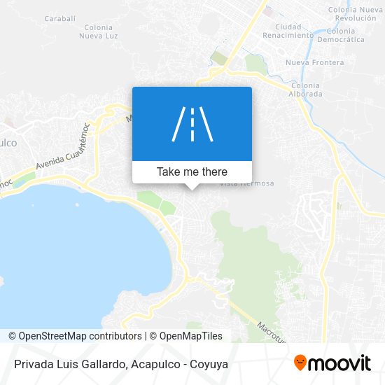 Mapa de Privada Luis Gallardo