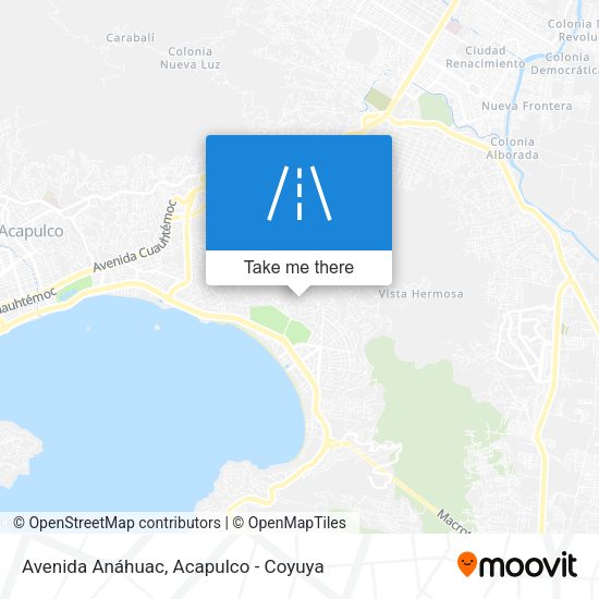 Avenida Anáhuac map
