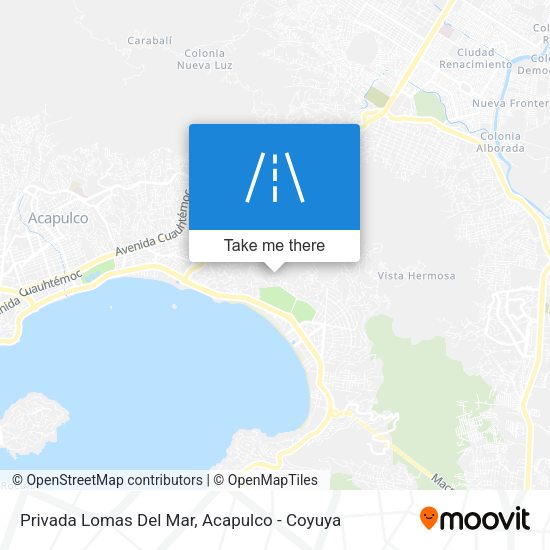 Mapa de Privada Lomas Del Mar