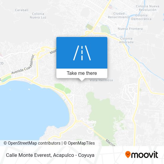 Mapa de Calle Monte Everest