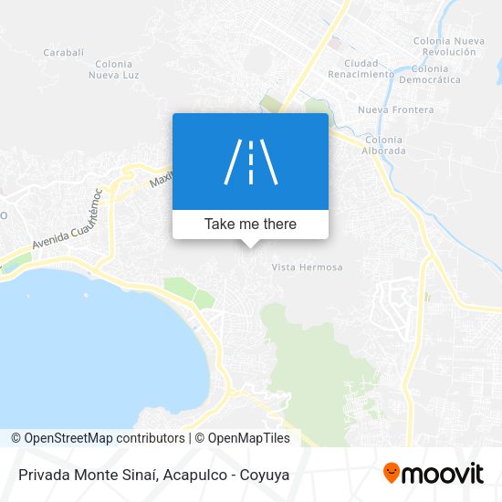 Mapa de Privada Monte Sinaí