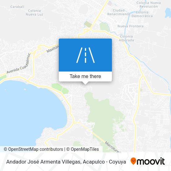 Mapa de Andador José Armenta Villegas