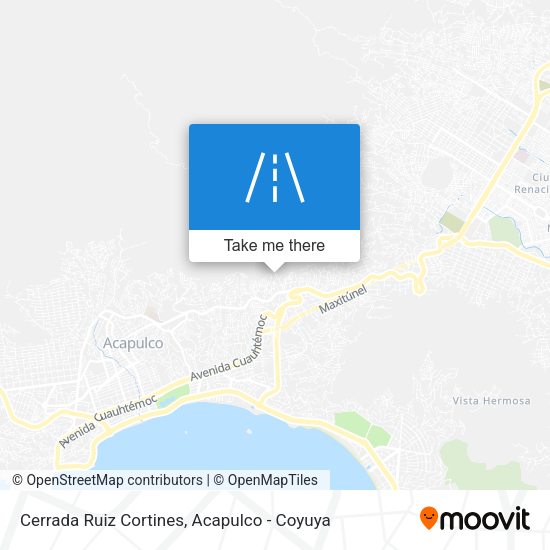 Cerrada Ruiz Cortines map