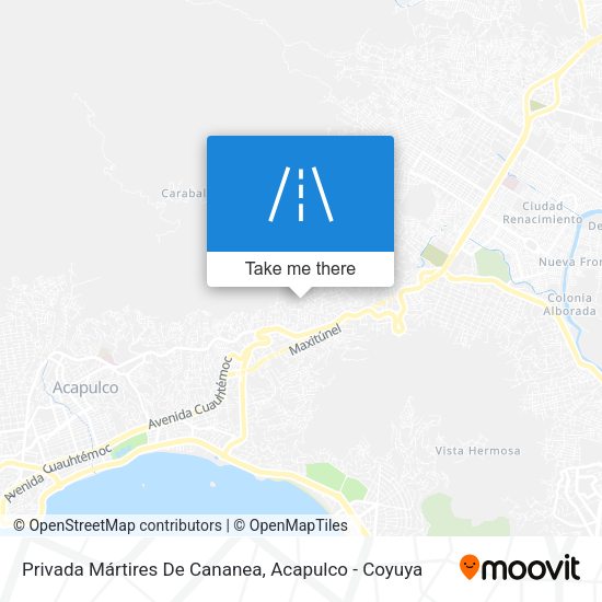 Privada Mártires De Cananea map