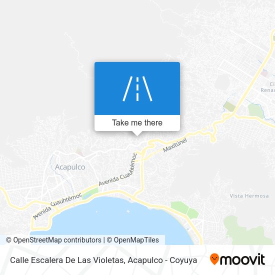 Calle Escalera De Las Violetas map