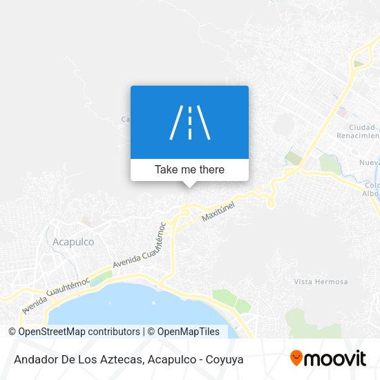 Mapa de Andador De Los Aztecas