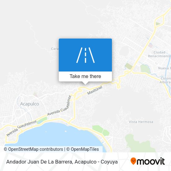 Mapa de Andador Juan De La Barrera
