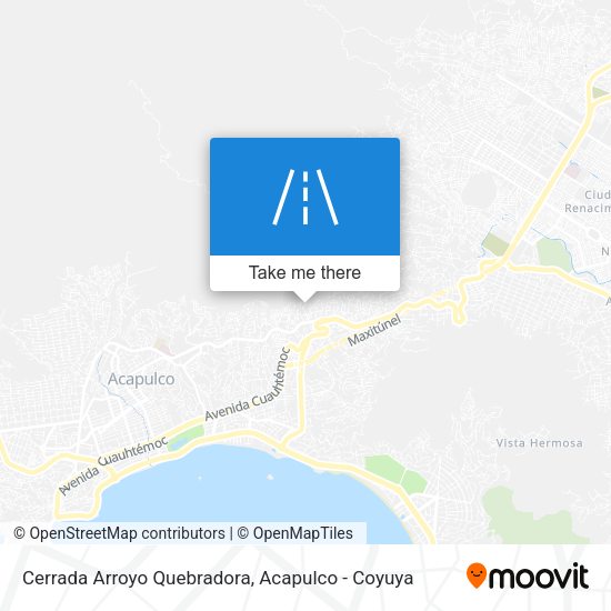 Cerrada Arroyo Quebradora map