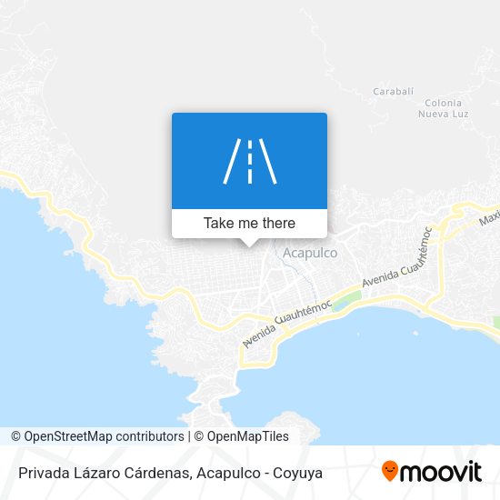 Mapa de Privada Lázaro Cárdenas