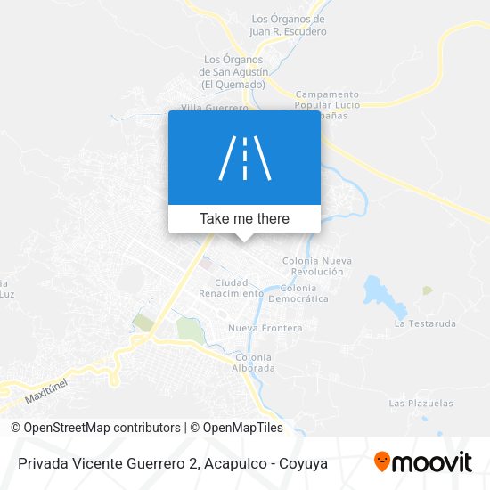 Privada Vicente Guerrero 2 map