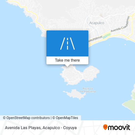 Mapa de Avenida Las Playas
