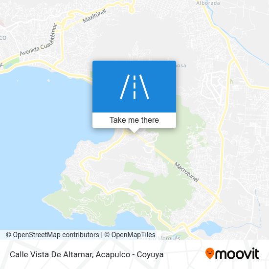 Calle Vista De Altamar map