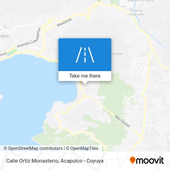 Calle Ortiz Monasterio map