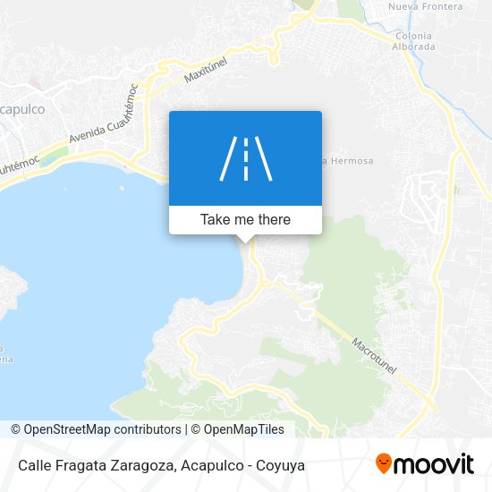 Mapa de Calle Fragata Zaragoza