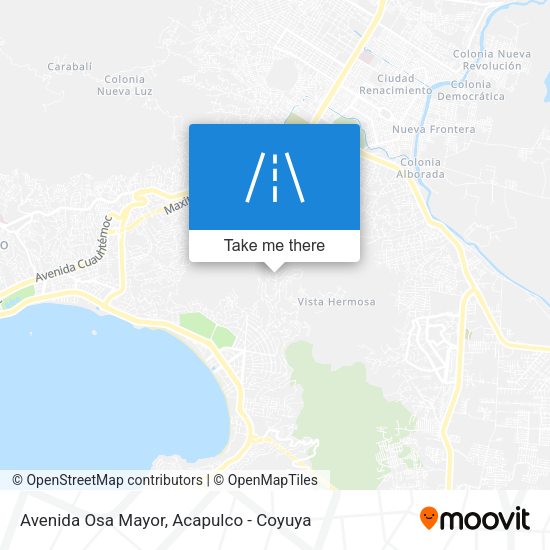 Avenida Osa Mayor map