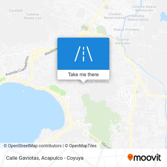 Mapa de Calle Gaviotas