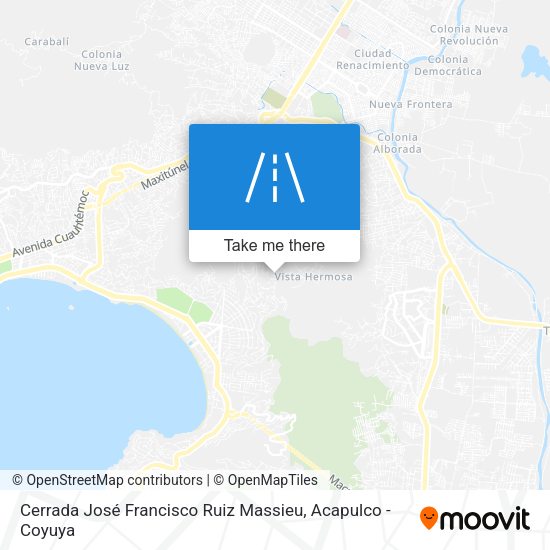Cerrada José Francisco Ruiz Massieu map