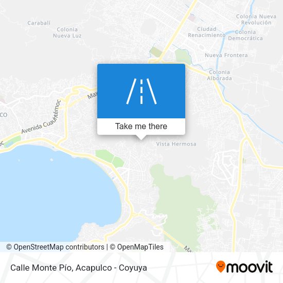 Calle Monte Pío map