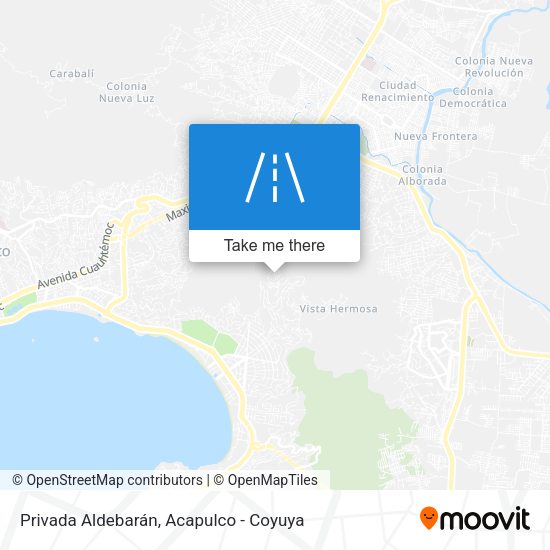 Privada Aldebarán map